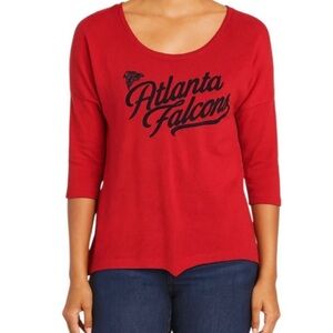 NFL “Atlanta Falcons” Touch by Alyssa Milano Hi-Lo Sweater (NWT) (Size: Medium)